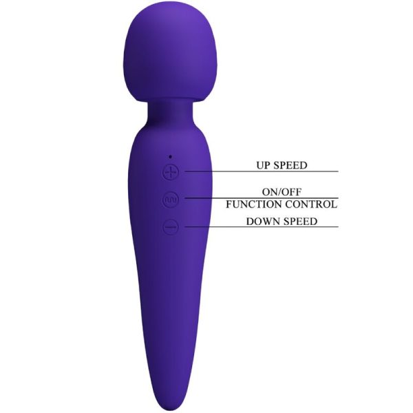 PRETTY LOVE - MASSEUR MEREDITH 12 MODES DE VIBRATION VIOLET - – Image 7