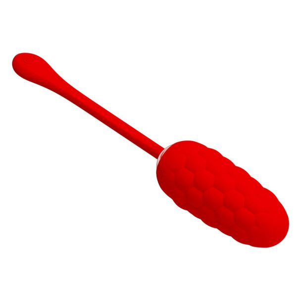 PRETTY LOVE - OEUF VIBRANT  TEXTURE MARINE RECHARGEABLE ROUGE -