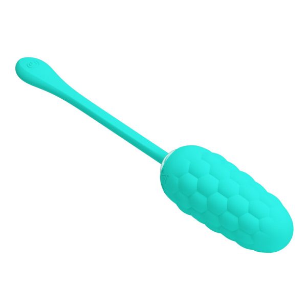 PRETTY LOVE - OEUF VIBRANT  TEXTURE MARINE RECHARGEABLE AQUA GREEN -