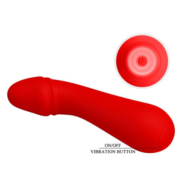 PRETTY LOVE - VIBRATEUR RECHARGEABLE CETUS ROUGE - – Image 7