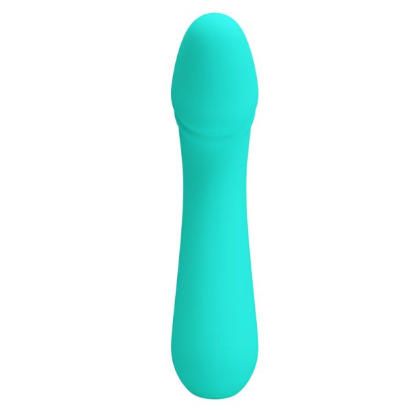 PRETTY LOVE - VIBRATEUR RECHARGEABLE CETUS VERT AQUA -