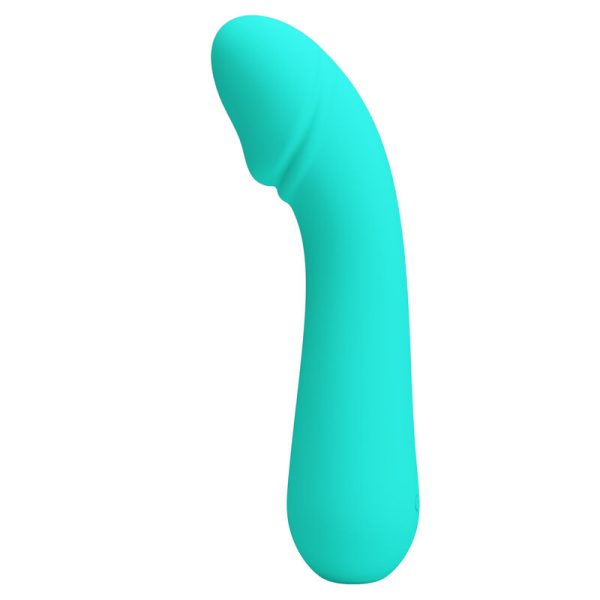 PRETTY LOVE - VIBRATEUR RECHARGEABLE CETUS VERT AQUA - – Image 2