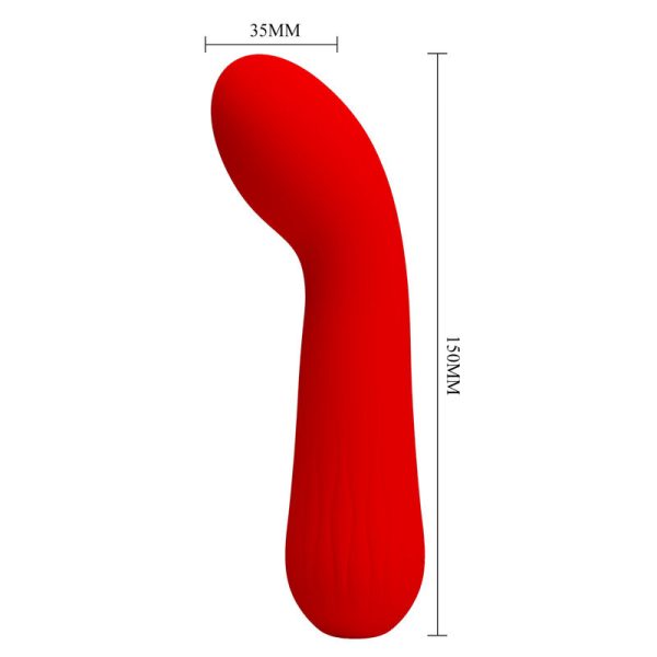PRETTY LOVE - VIBRATEUR RECHARGEABLE FAUN ROUGE - – Image 5