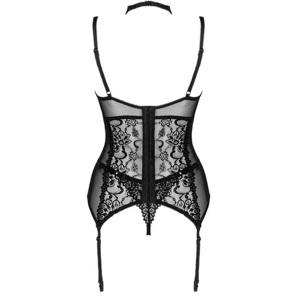 LIVCO CORSETTI FASHION - COLLECTION GIELLANDRA FOR THE SENSES CORSET + CULOTTE NOIR L/XL - – Image 4