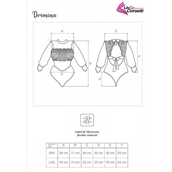 LIVCO CORSETTI FASHION - DRIMINA LC90690 CORPS NANVY BLEU L/XL - – Image 4