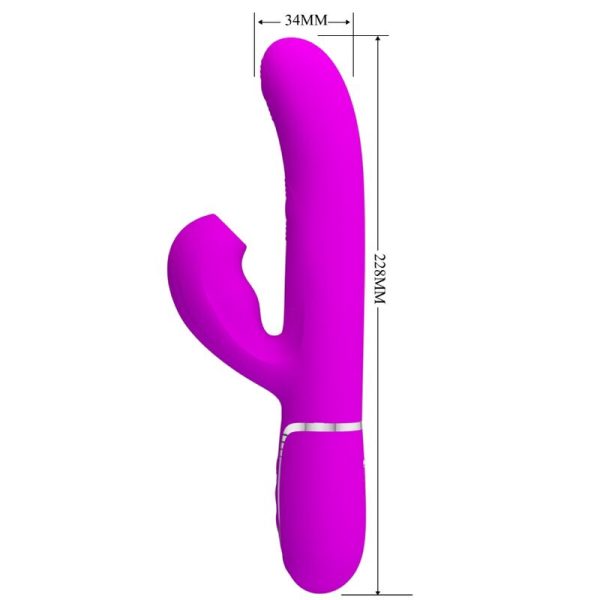 PRETTY LOVE - VIBRATEUR POINT G MULTIFONCTION 3 EN 1 PERLITA VIOLET - – Image 7
