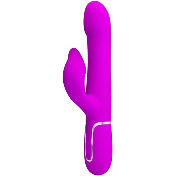 PRETTY LOVE - VIBRATEUR RABBIT PERLES VIOLET -