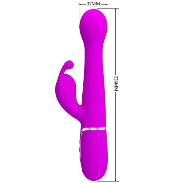 PRETTY LOVE - VIBRATEUR DEJON RABBIT 3 EN 1 MULTIFONCTION VIOLET - – Image 7