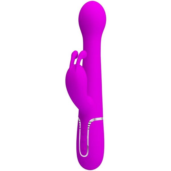 PRETTY LOVE - VIBRATEUR DEJON RABBIT 3 EN 1 MULTIFONCTION VIOLET -