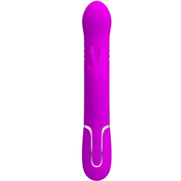 PRETTY LOVE - VIBRATEUR COALE RABBIT PERLES VIOLET - – Image 2