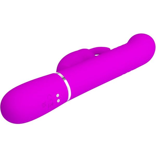 PRETTY LOVE - VIBRATEUR COALE RABBIT PERLES VIOLET - – Image 5