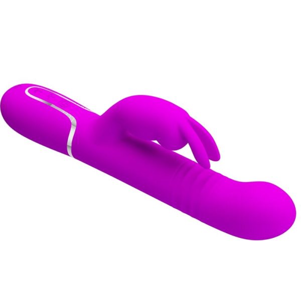 PRETTY LOVE - VIBRATEUR COALE RABBIT PERLES VIOLET - – Image 3