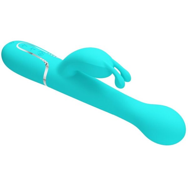 PRETTY LOVE - VIBRATEUR DEJON RABBIT 3 EN 1 MULTIFONCTION VERT AQUA - – Image 5