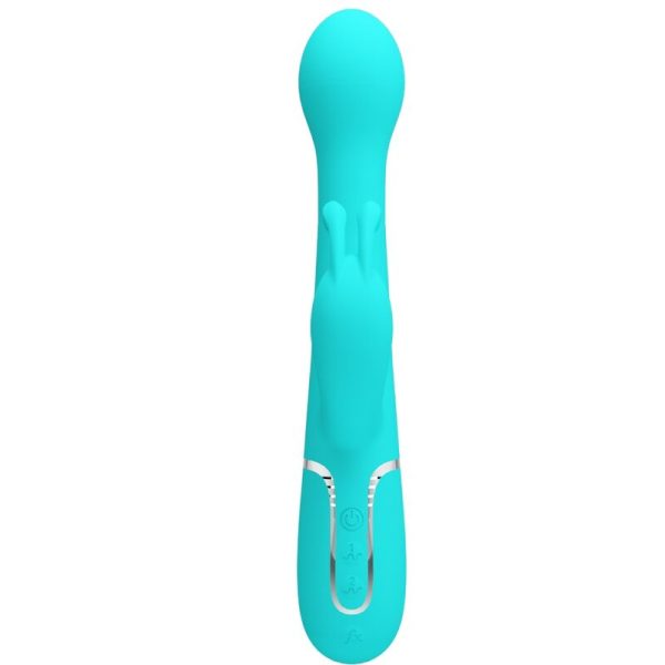 PRETTY LOVE - VIBRATEUR DEJON RABBIT 3 EN 1 MULTIFONCTION VERT AQUA - – Image 2