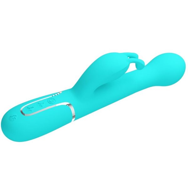 PRETTY LOVE - VIBRATEUR DEJON RABBIT 3 EN 1 MULTIFONCTION VERT AQUA - – Image 6