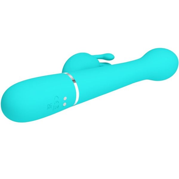PRETTY LOVE - VIBRATEUR DEJON RABBIT 3 EN 1 MULTIFONCTION VERT AQUA - – Image 4