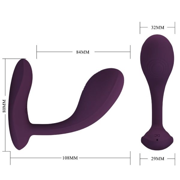 PRETTY LOVE - APPLICATION LILA RECHARGEABLE BAIRD G-SPOT 12 VIBRATIONS - – Image 3