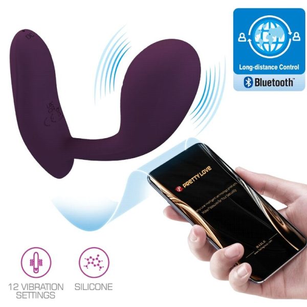 PRETTY LOVE - APPLICATION LILA RECHARGEABLE BAIRD G-SPOT 12 VIBRATIONS - – Image 7