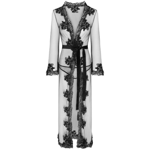 LIVCO CORSETTI FASHION - ROBE NOKINA LC XG055 + CULOTTE NOIR TAILLE UNIQUE - – Image 3