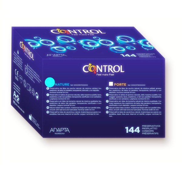 CONTROL - PRÉSERVATIFS ADAPTA NATURE 144 UNITÉS -