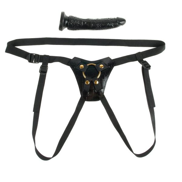 FETISH FANTASY GOLD - DESIGNER STRAP-ON -