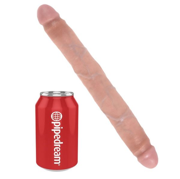 KING COCK - GODE DOUBLE NATUREL 30 CM - – Image 3