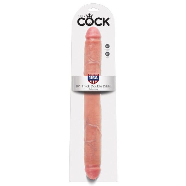 KING COCK - ÉPAIS DOUBLE GODE CHAIR 40.6 CM -