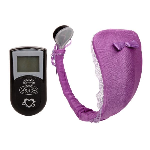 BAILE - STRING AVEC VIBRATEUR AVEC TÉLÉCOMMANDE LILAS -