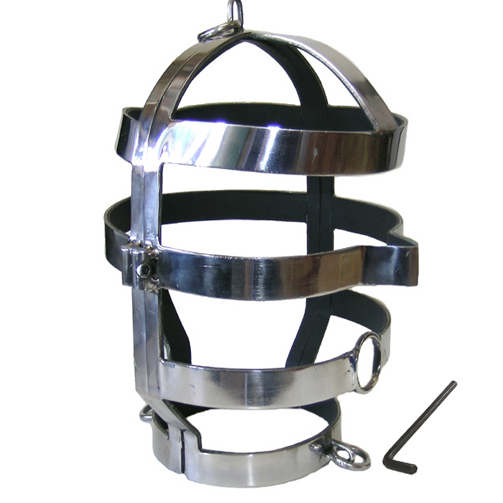 METAL HARD - MASQUE AVEC COLLIER EN ACIER - – Image 2