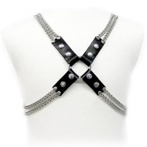 LEATHER BODY - HARNAIS DE CHAÎNE DE -