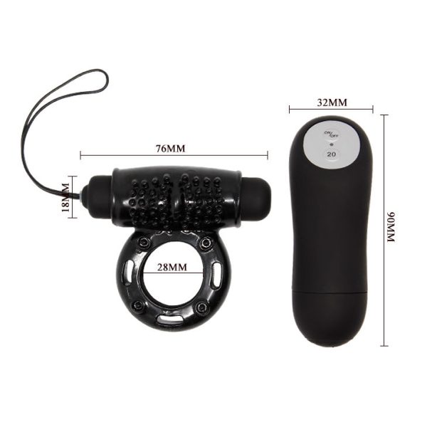 BAILE - ANNEAU DE TÉLÉCOMMANDE NOIR 20V - – Image 4