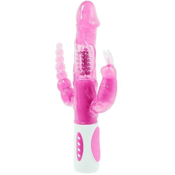 BAILE - PRETTY BUNNY TRIPLE VIBRATEUR ROTATEUR -