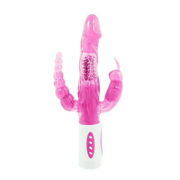 BAILE - PRETTY BUNNY TRIPLE VIBRATEUR ROTATEUR - – Image 2
