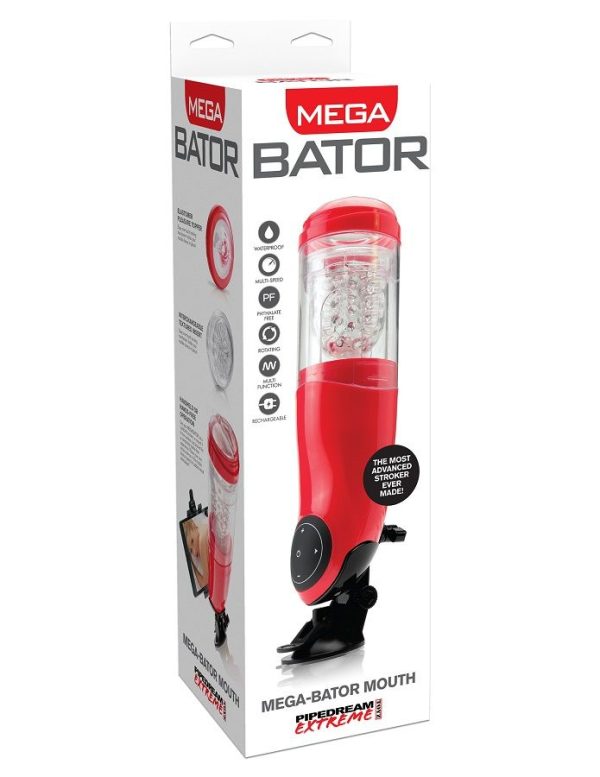 EXTREME TOYZ - PDX MEGA BATOR USB MASTURBATEUR MLE BOUCHE ROUGE -