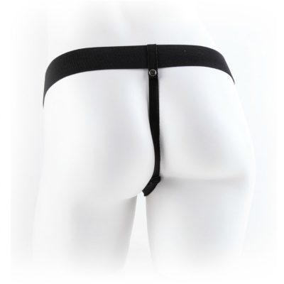 FETISH FANTASY SERIES - 11 STRAP-ON CREUX VIBRANT AVEC BILLES 27.9CM CHAIR -