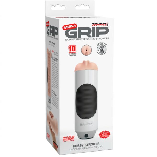 EXTREME TOYZ - VIBRATEUR MASTURBATEUR VAGIN PIPEDREAM MEGA GRIP -