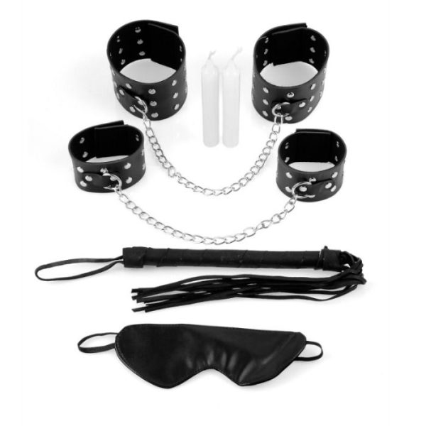 FETISH FANTASY SERIES - KIT DE BONDAGE CHAÎNES DAMOUR - – Image 5