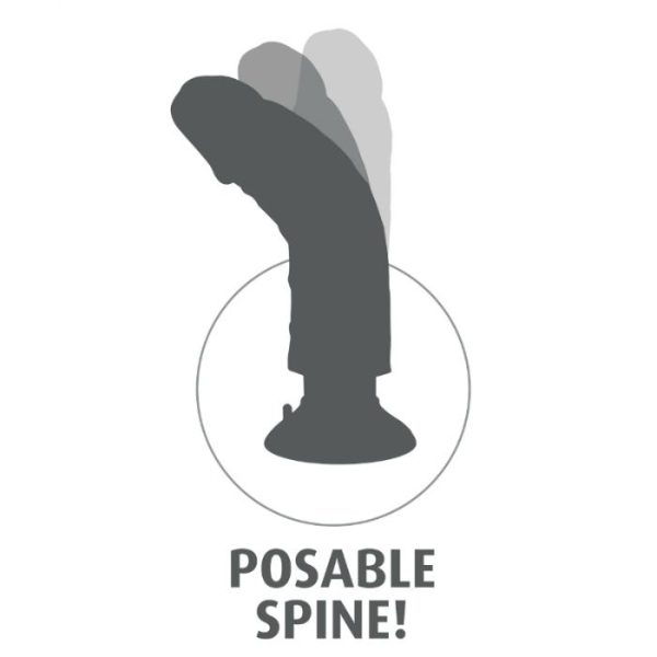 KING COCK - GODE VIBRATEUR 23 CM NATUREL - – Image 7