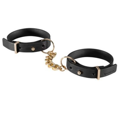 BIJOUX - INDISCRETS MAZE MENOTTES BRACELETS NOIR -