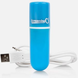 SCREAMING O - BALA VIBREURA RECHARGEABLE VOOOM BLEU -