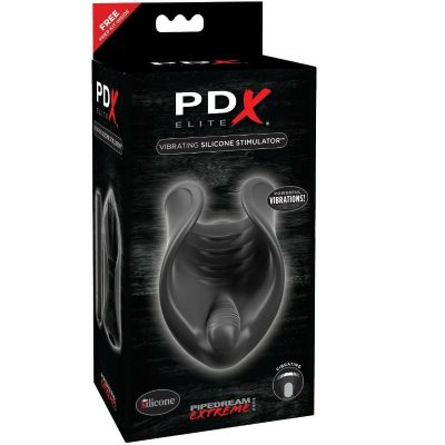 PDX ELITE - STIMULATEUR VIBRANT EN SILICONE -