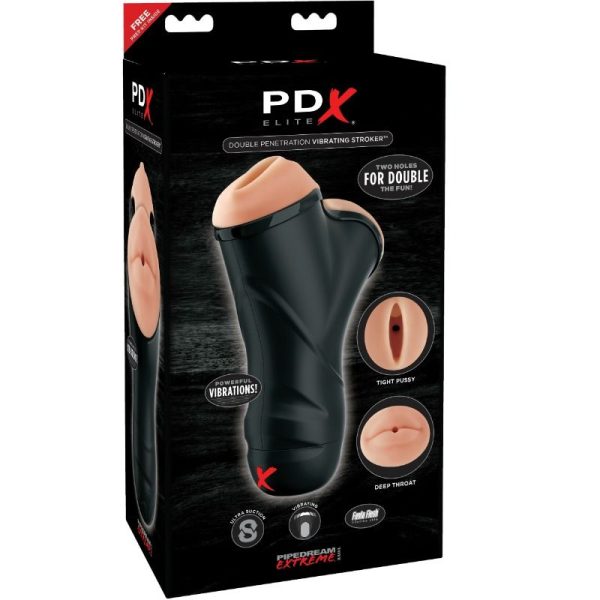 PDX ELITE - COUREUR VIBRANT DOUBLE PÉNÉTRATION -
