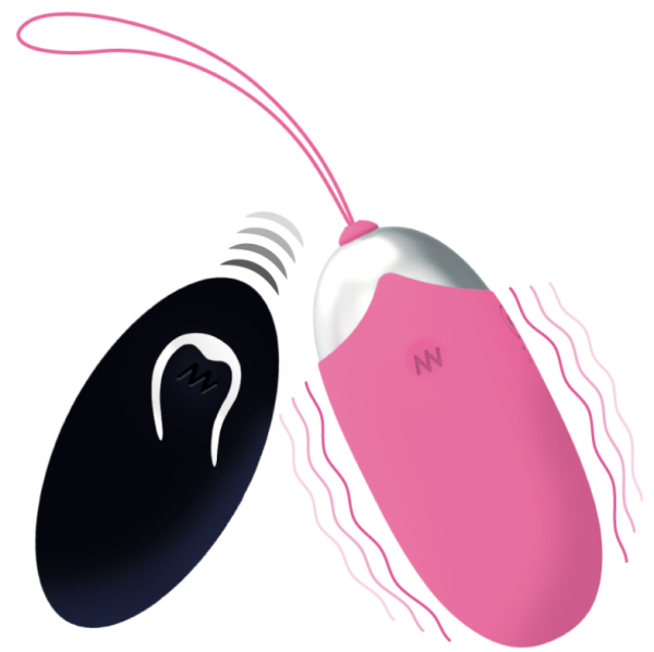 INTENSE - OEUF VIBRANT FLIPPY II AVEC TÉLÉCOMMANDE ROSE - – Image 2