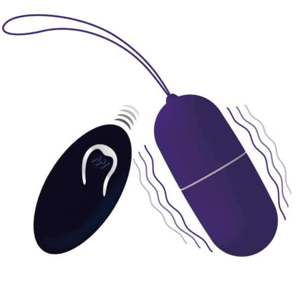 INTENSE - OEUF VIBRANT FLIPPY I AVEC TÉLÉCOMMANDE VIOLET - – Image 2