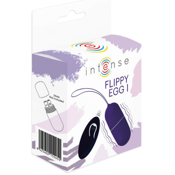 INTENSE - OEUF VIBRANT FLIPPY I AVEC TÉLÉCOMMANDE VIOLET - – Image 5