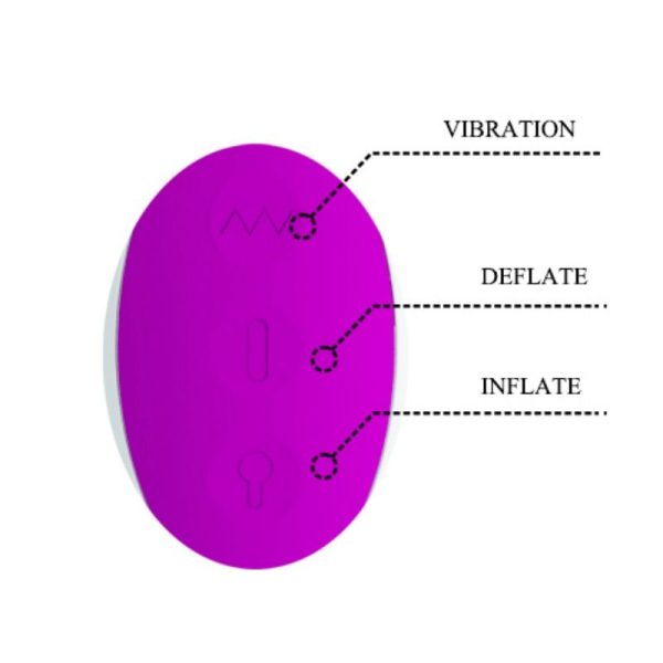 PRETTY LOVE - VIBRATEUR GONFLABLE RECHARGEABLE DEMPSEY - – Image 5