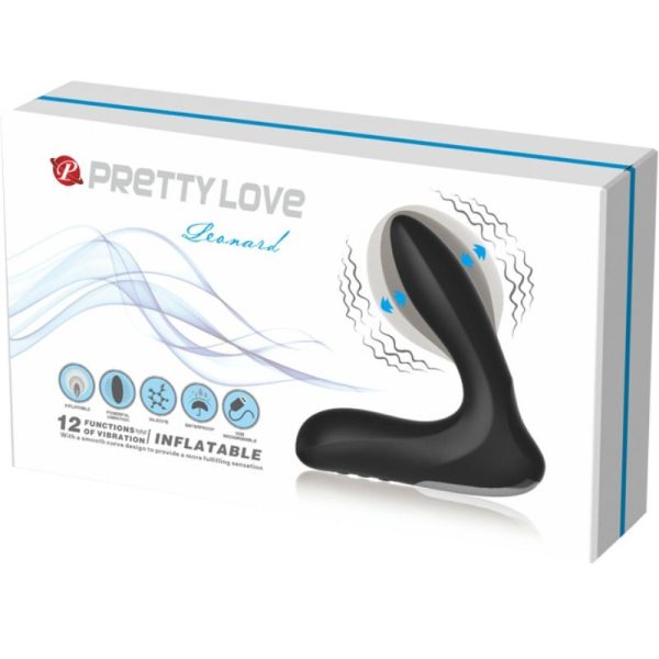 PRETTY LOVE - MASSEUR PROSTATIQUE GONFLABLE LEONARD AVEC VIBRATION - – Image 6