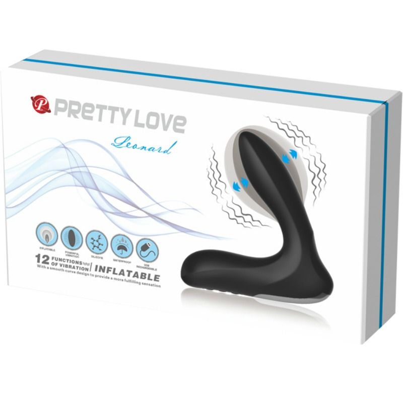 PRETTY LOVE - MASSEUR PROSTATIQUE GONFLABLE LEONARD AVEC VIBRATION - – Image 6