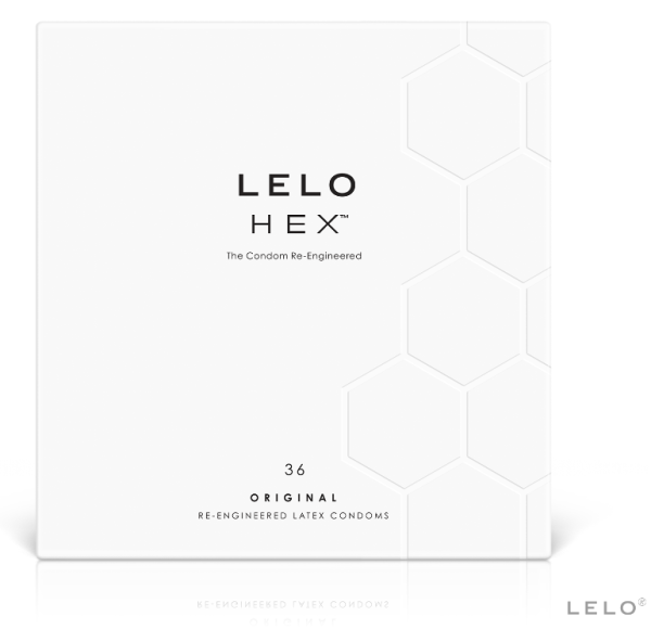 LELO - BOÎTE DE PRÉSERVATIFS HEX 36 UNITÉS -