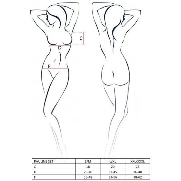 PASSION - FEMME PAULINE ENSEMBLE 3 PIÈCES TAILLE L/XL - – Image 3